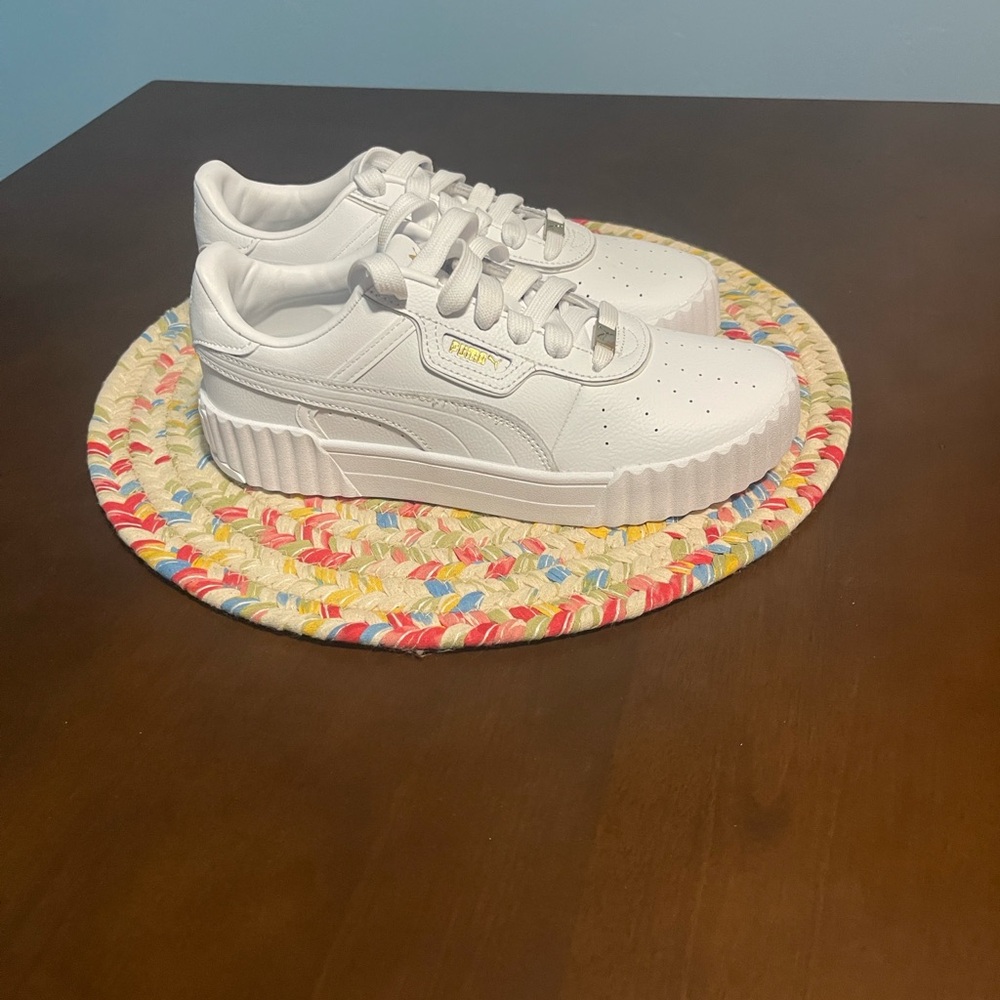 Puma White Athletic Shoes